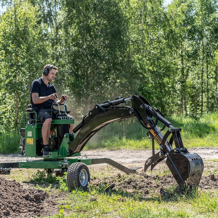 Backhoe Digger 360° ATV Kellfri